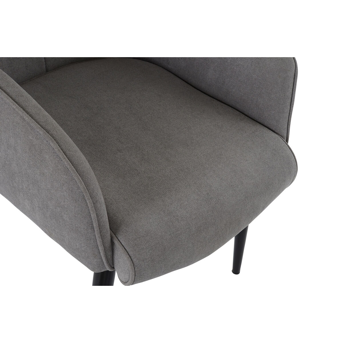 Fåtölj DKD Home Decor Svart Grå 69 x 77 x 91 cm - 4