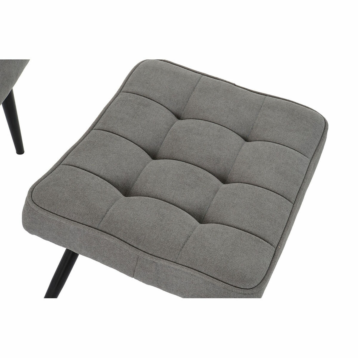 Fåtölj DKD Home Decor Svart Grå 69 x 77 x 91 cm - 2