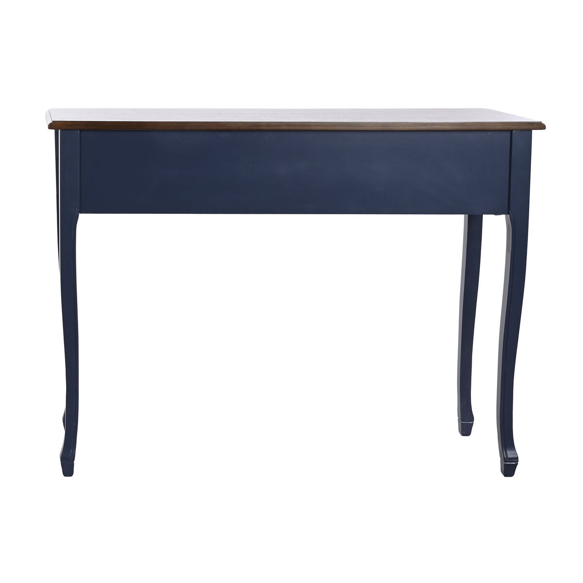 Konsol DKD Home Decor 110 x 40 x 79 cm Keramik Brun Marinblå Paulowniaträ - 6