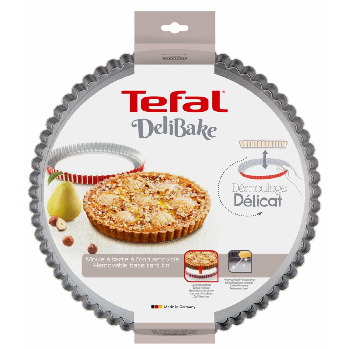 Avtagbar form Tefal Röd Stål Ø 30 cm - 2