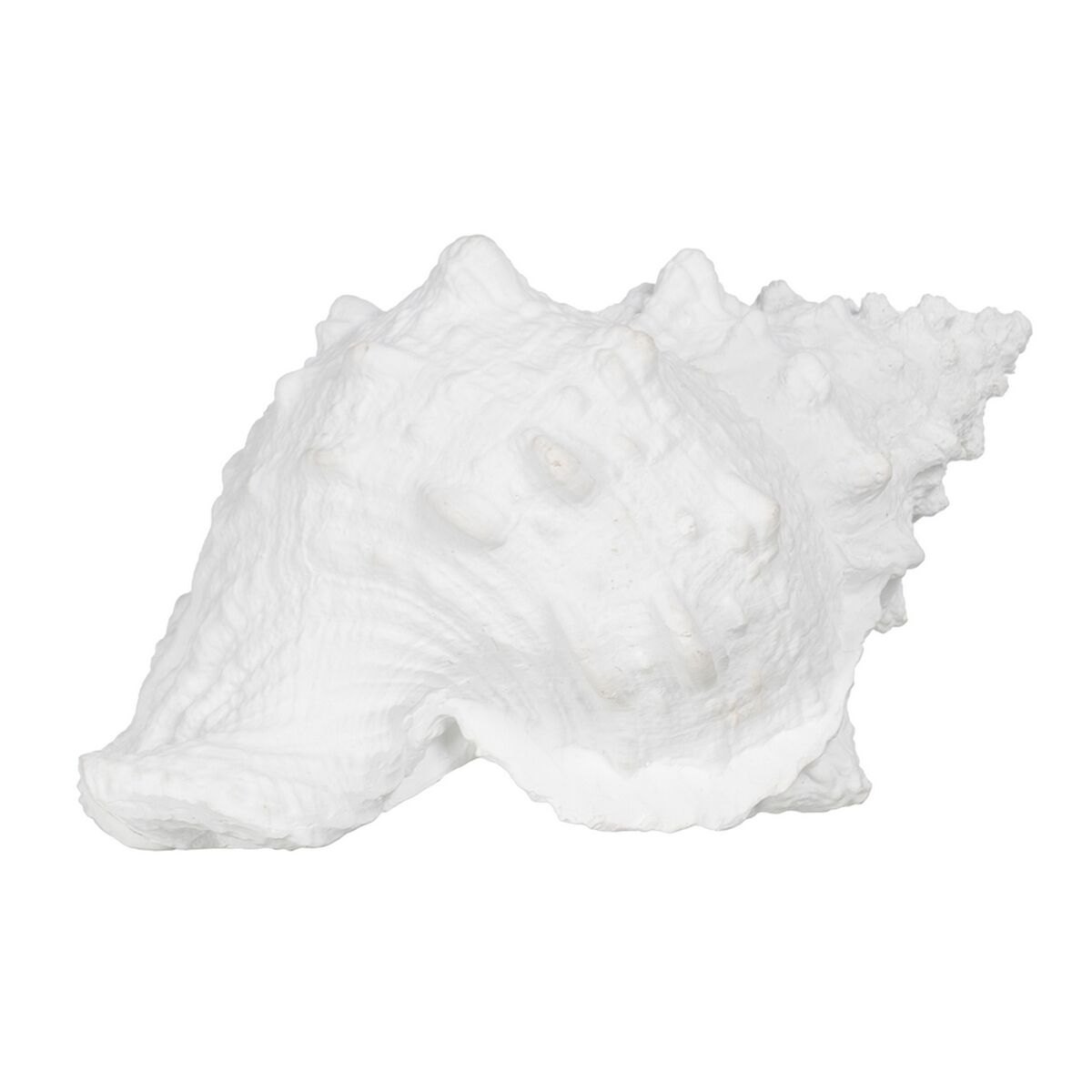 Prydnadsfigur Vit Snigel 21 x 14 x 12 cm