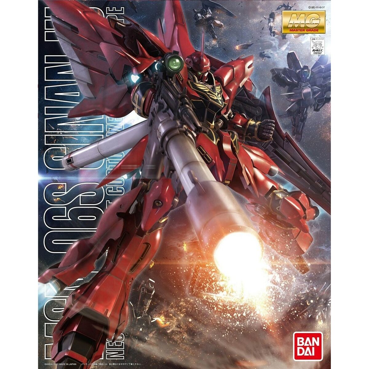 Samlingsfigurer Bandai 1/100 MSN-06S SINANJU - 2