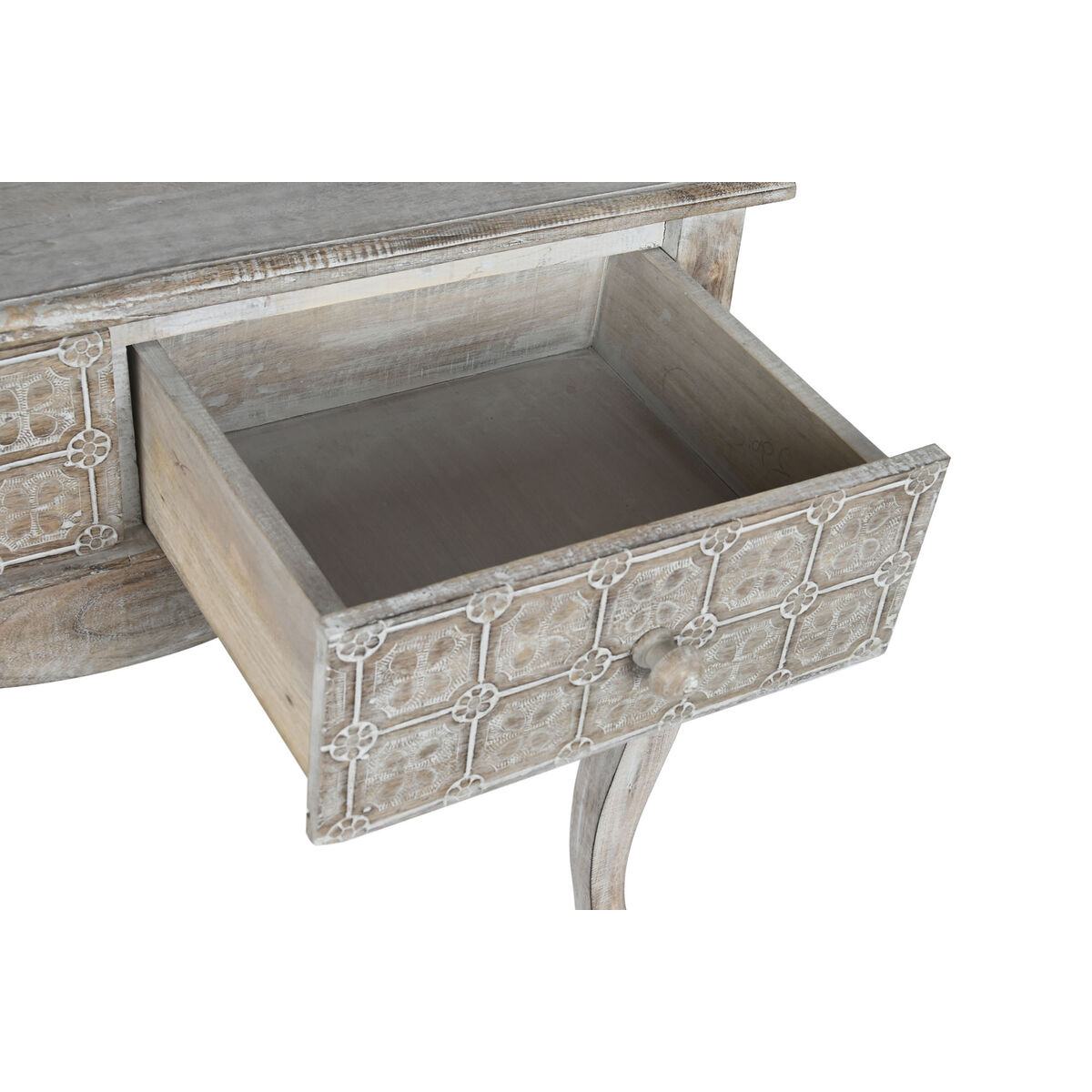 Hallmöbel med 2 lådor DKD Home Decor Vit Brun 91 x 42 x 81 cm - 5