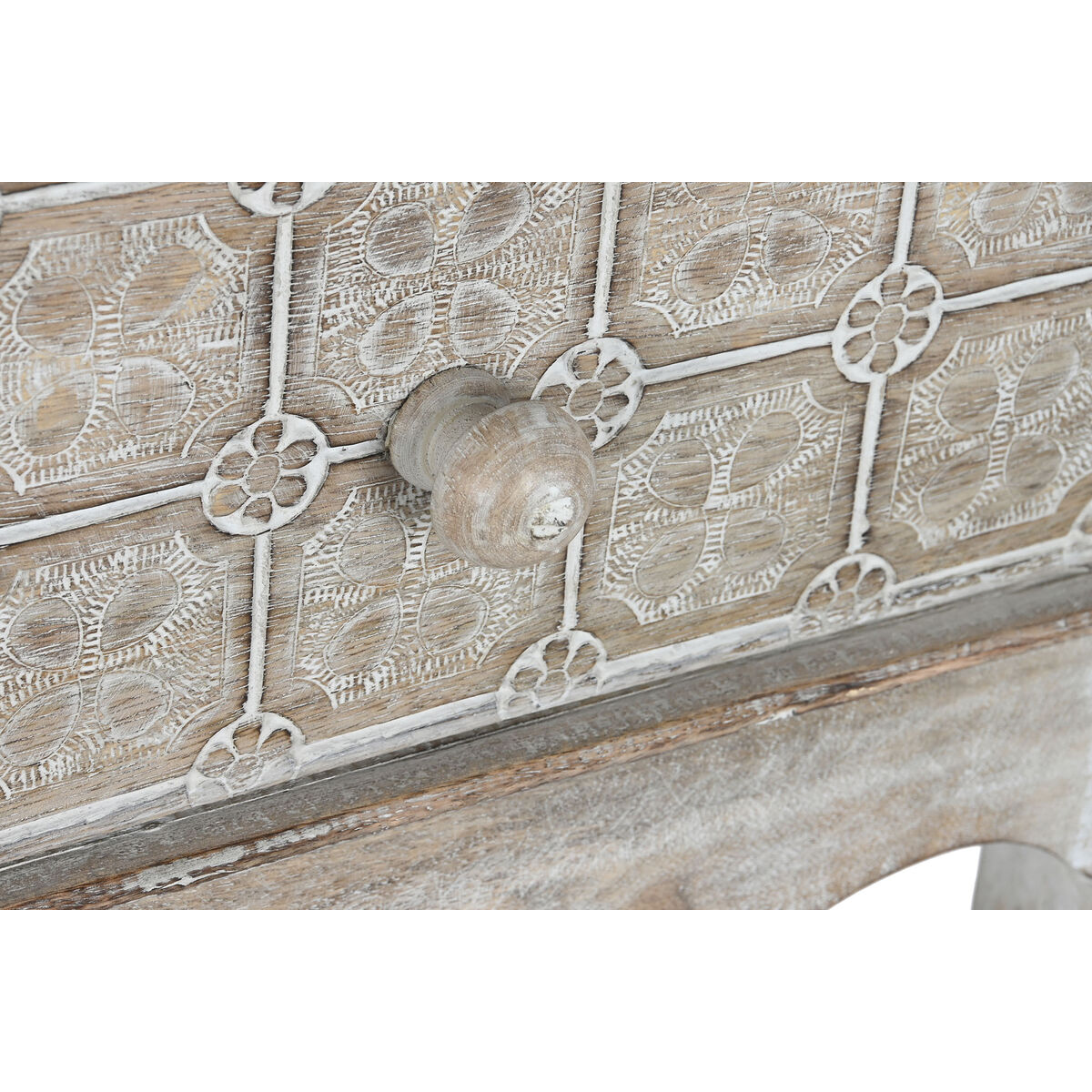 Hallmöbel med 2 lådor DKD Home Decor Vit Brun 91 x 42 x 81 cm - 6