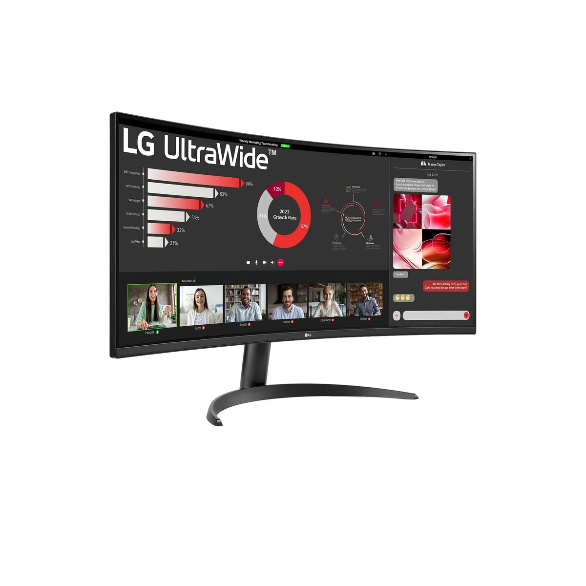 Monitor LG 34WR50QK-B Wide Quad HD 34" 100 Hz - 4