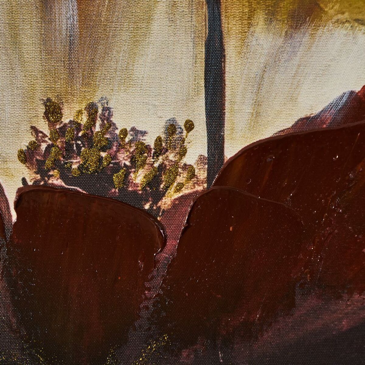 Tavla Trä Kanvas 120 x 3 x 80 cm - 3