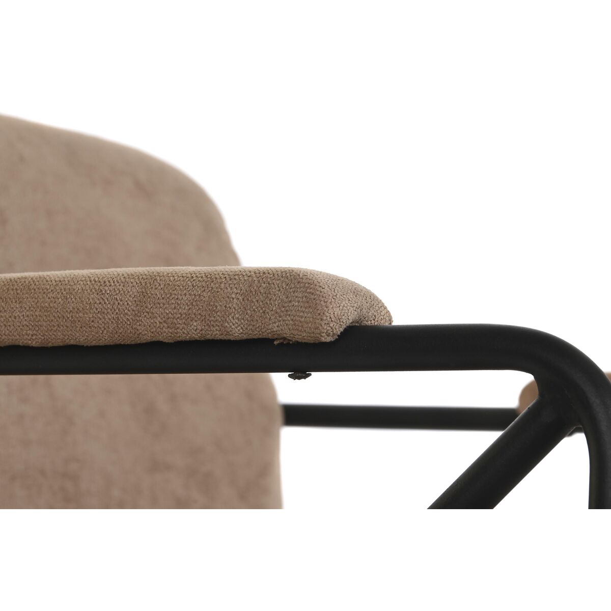 Fåtölj DKD Home Decor Brun Svart 64 x 69,5 x 76 cm 66 x 69,5 x 78 cm - 3