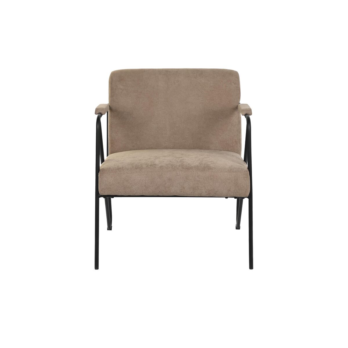 Fåtölj DKD Home Decor Brun Svart 64 x 69,5 x 76 cm 66 x 69,5 x 78 cm - 5