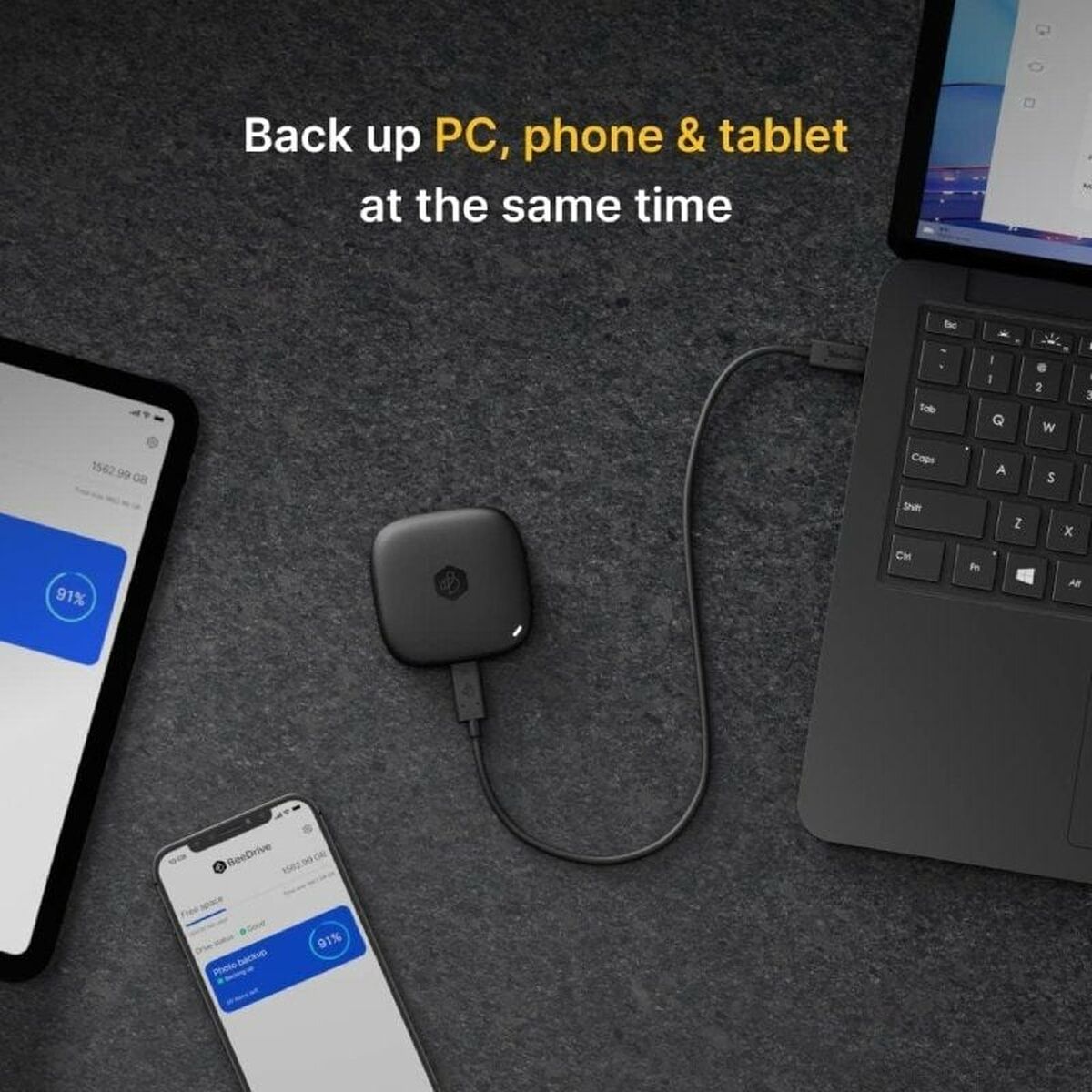 Extern Hårddisk Synology BDS70-2T Svart 2 TB 2 TB SSD - 3