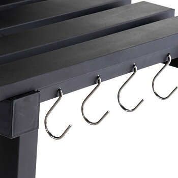 Kolgrill med lock och hjul DKD Home Decor Svart Metall Stål 140 x 60 x 108 cm (140 x 60 x 108 cm)