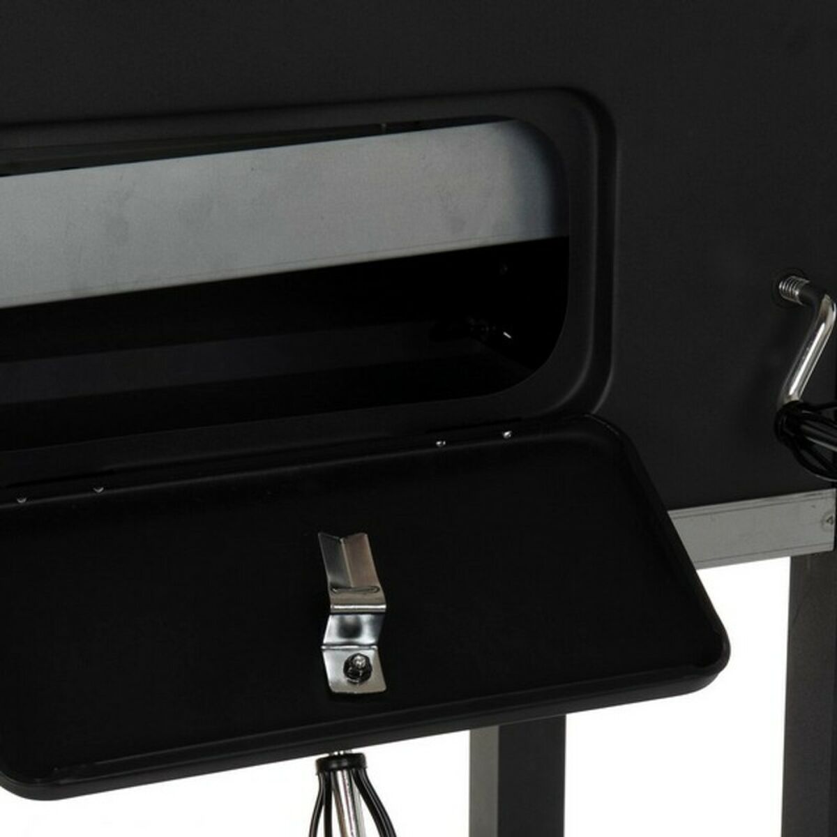 Kolgrill med lock och hjul DKD Home Decor Svart Metall Stål 140 x 60 x 108 cm (140 x 60 x 108 cm) - 13