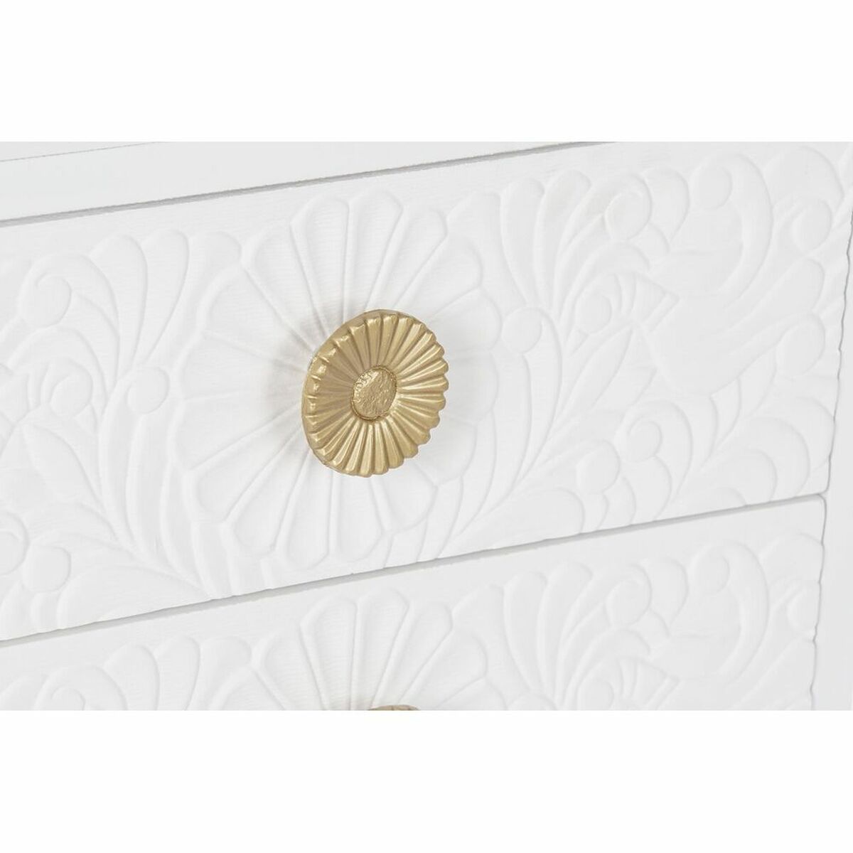 TV-möbler DKD Home Decor Vit Gyllene Gran Trä MDF 120 x 42 x 54 cm - 12
