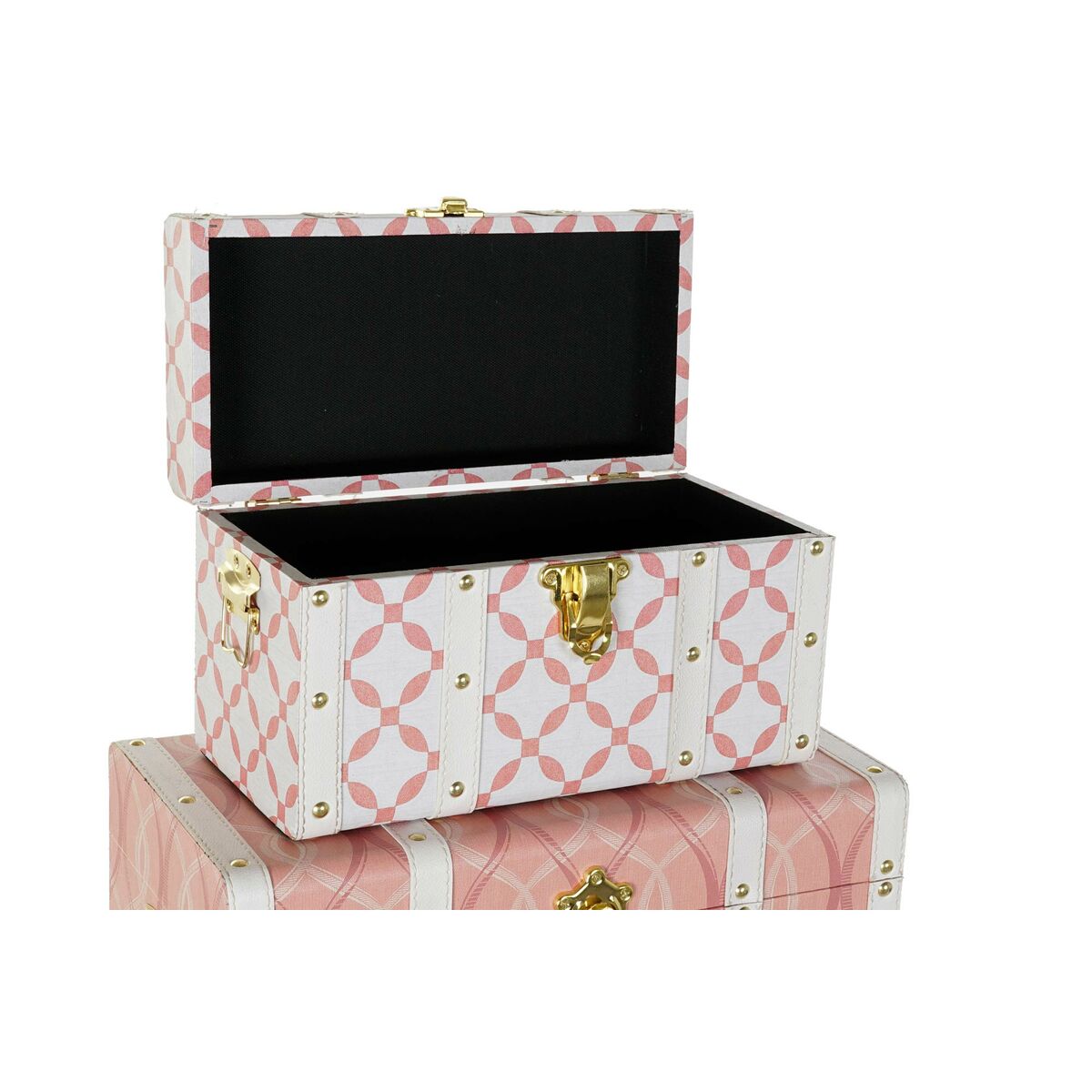 Koffertset DKD Home Decor Polyuretan Trä MDF (60 x 35 x 41 cm) - 6