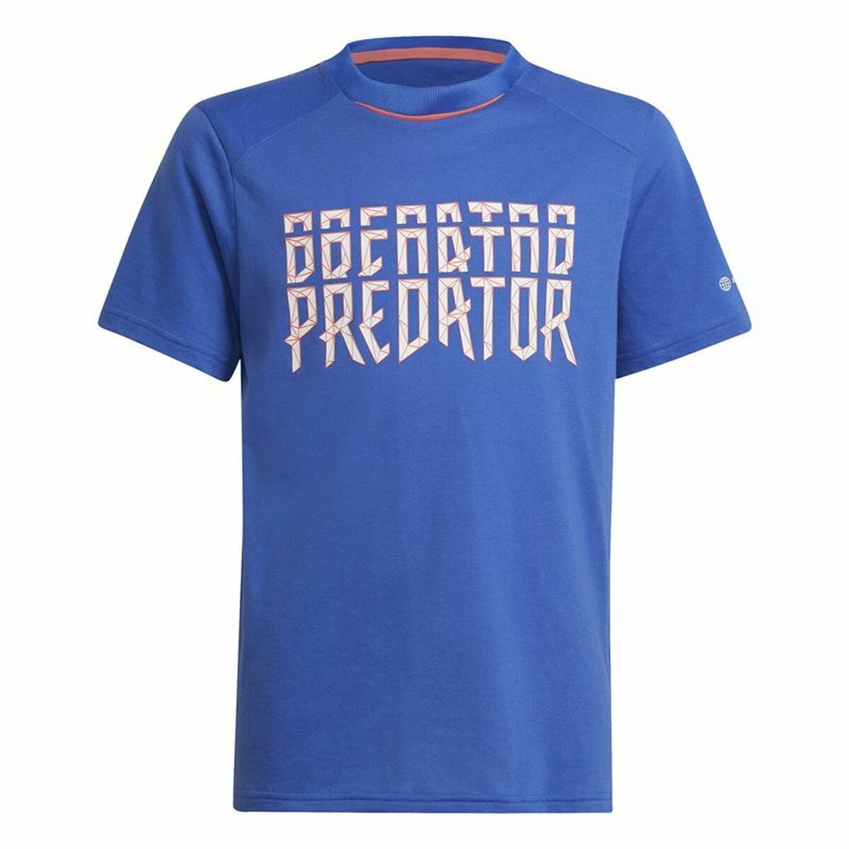Barn T-shirt med kortärm Adidas Predator Blå - 8