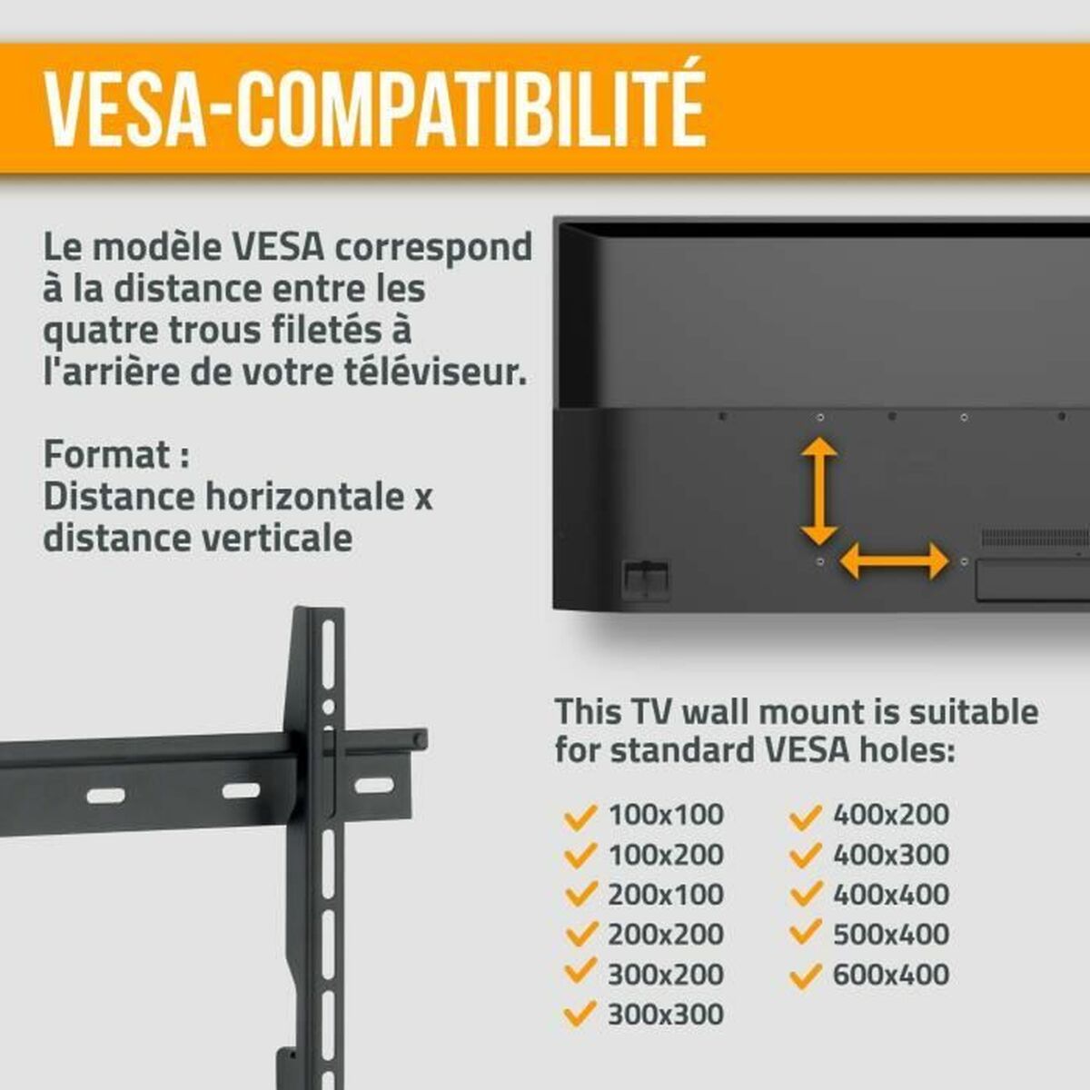 TV-fäste Nanook Ultra Flat 32" 55" - 6