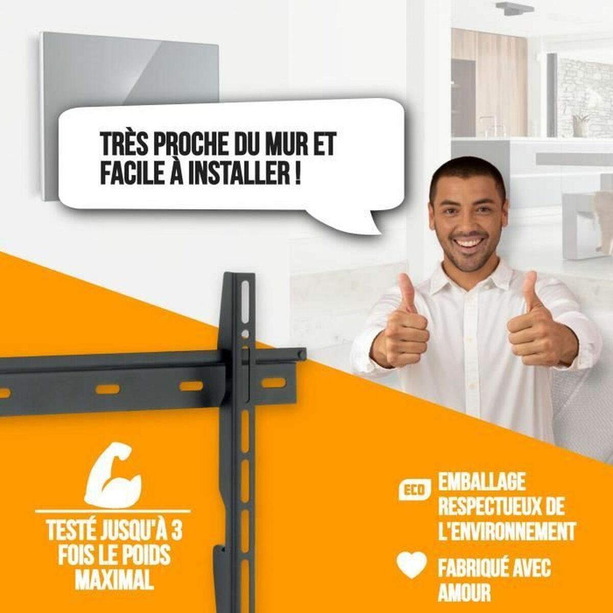 TV-fäste Nanook Ultra Flat 32" 55" - 3