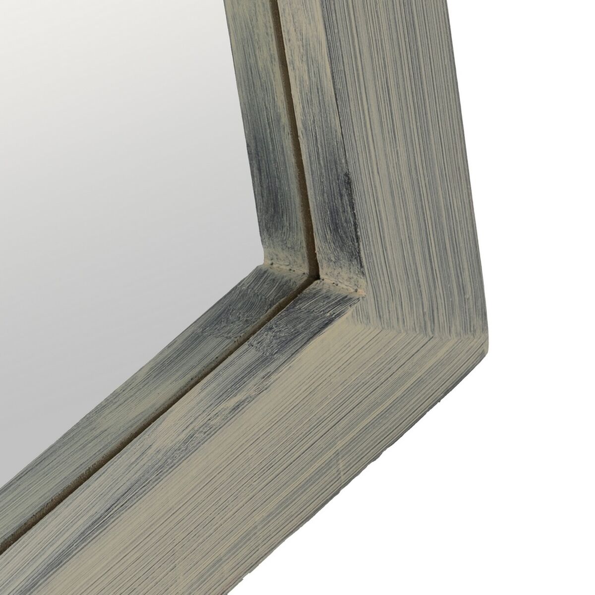Fristående spegel Vit Glas Paulowniaträ 60 x 180 x 4 cm - 6