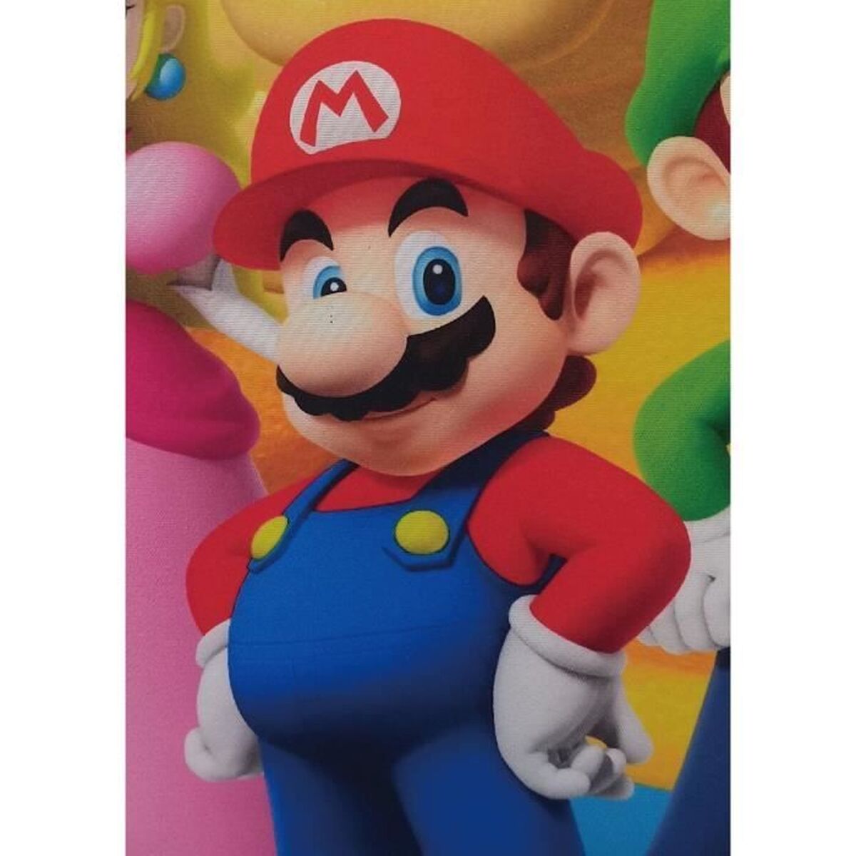 Kudde Mario Bros 41 x 3 x 39 cm Multicolour Polyester Barn - 3