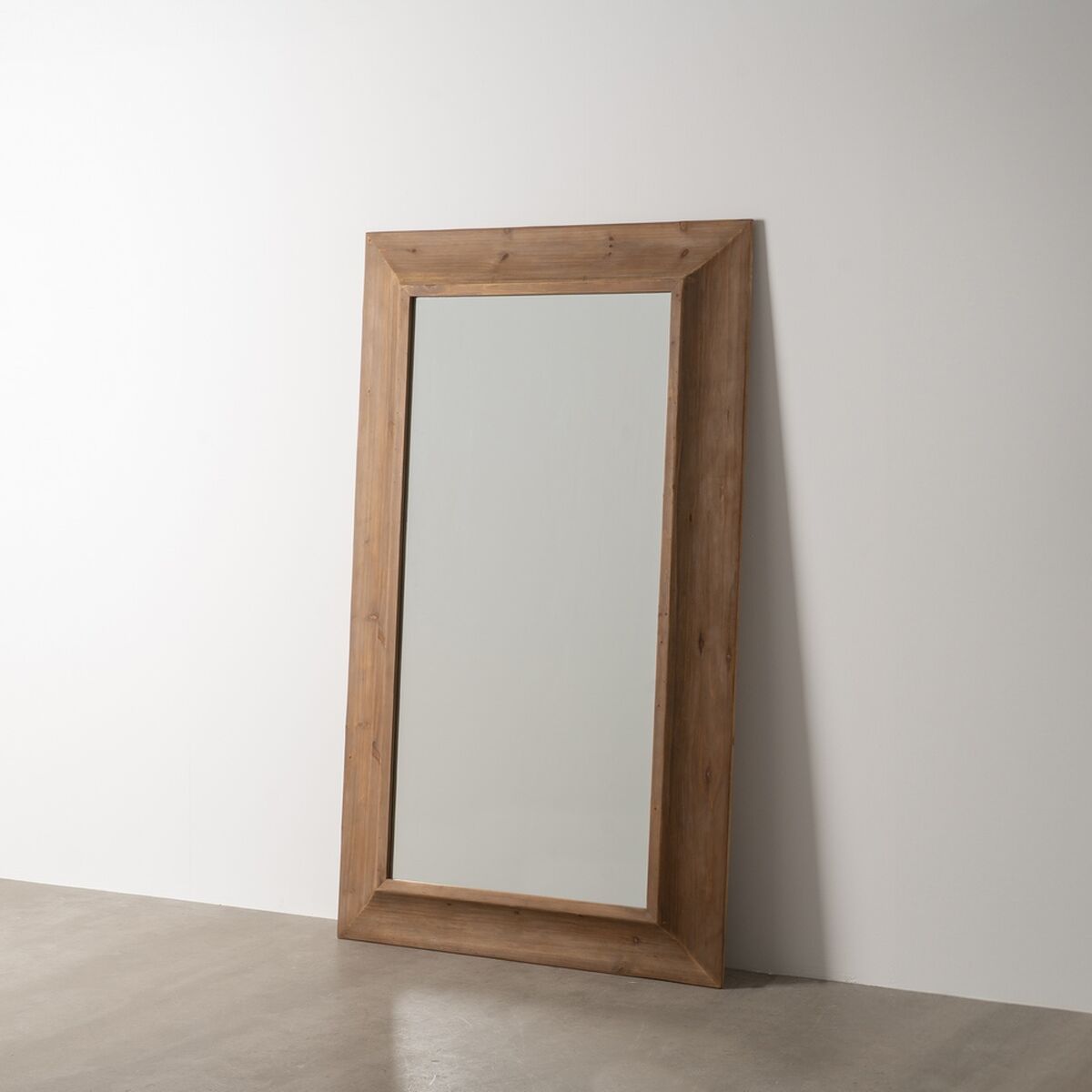 Väggspegel Naturell 110 x 7,5 x 185 cm - 2