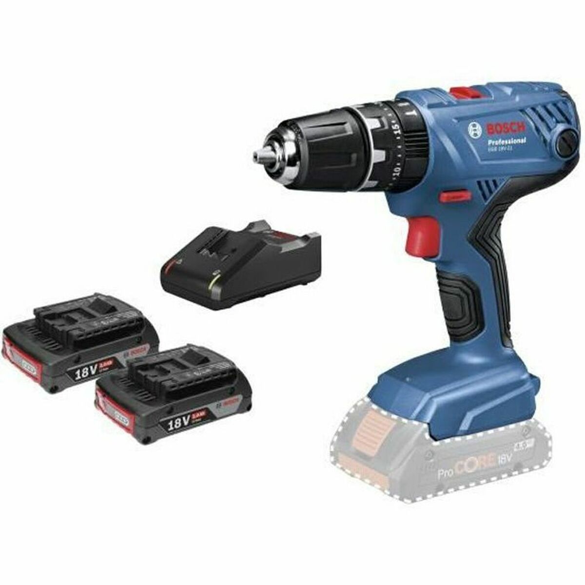 Elektrisk skruvmejsel BOSCH GSB 18V-21 PROFESSIONAL - 2