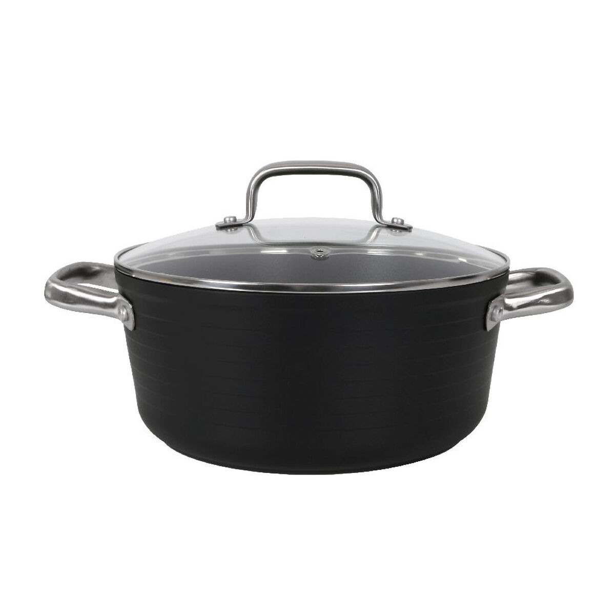 Kastrull med glaslock Quttin Spiral Ø 24 cm Smitt aluminium