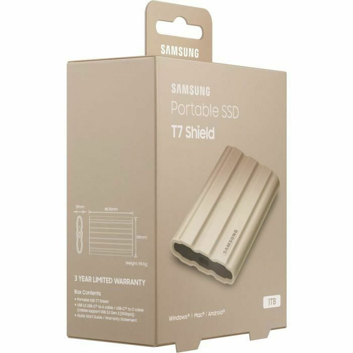 Extern Hårddisk Samsung MU-PE1T0K 1 TB 1 TB 1 TB SSD - 2