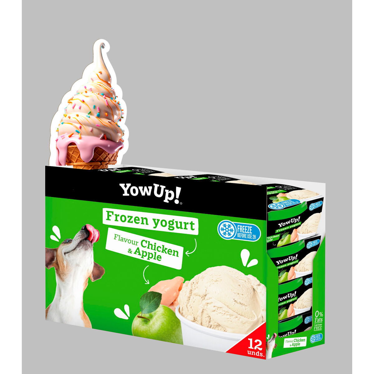 Hundmat YowUp Äpple Kyckling 12 antal - 2
