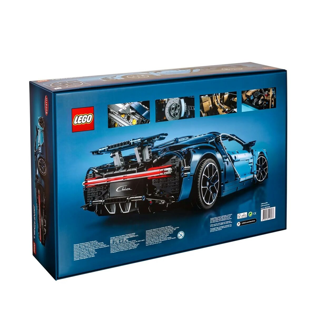Playset Lego Technic: Bugatti Chiron 42083 3599 Delar 32 x 14 x 56 cm - 3