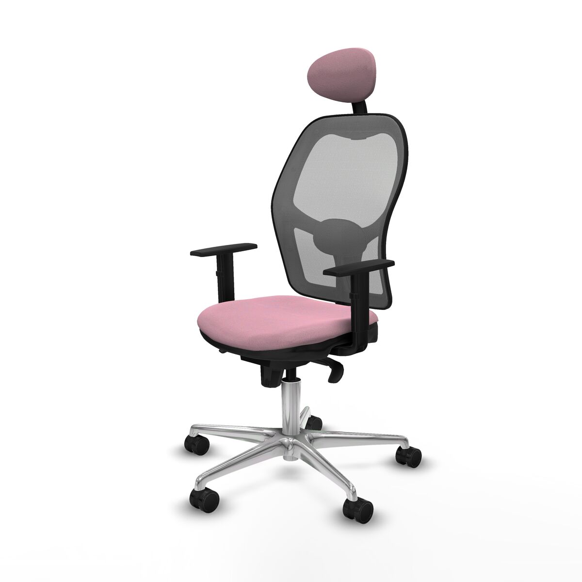 Kontorsstol med nackstöd Jorquera Piqueras y Crespo 1D086N1 Rosa - 2