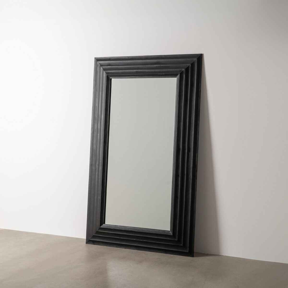 Väggspegel Svart 120 x 8 x 196 cm - 2