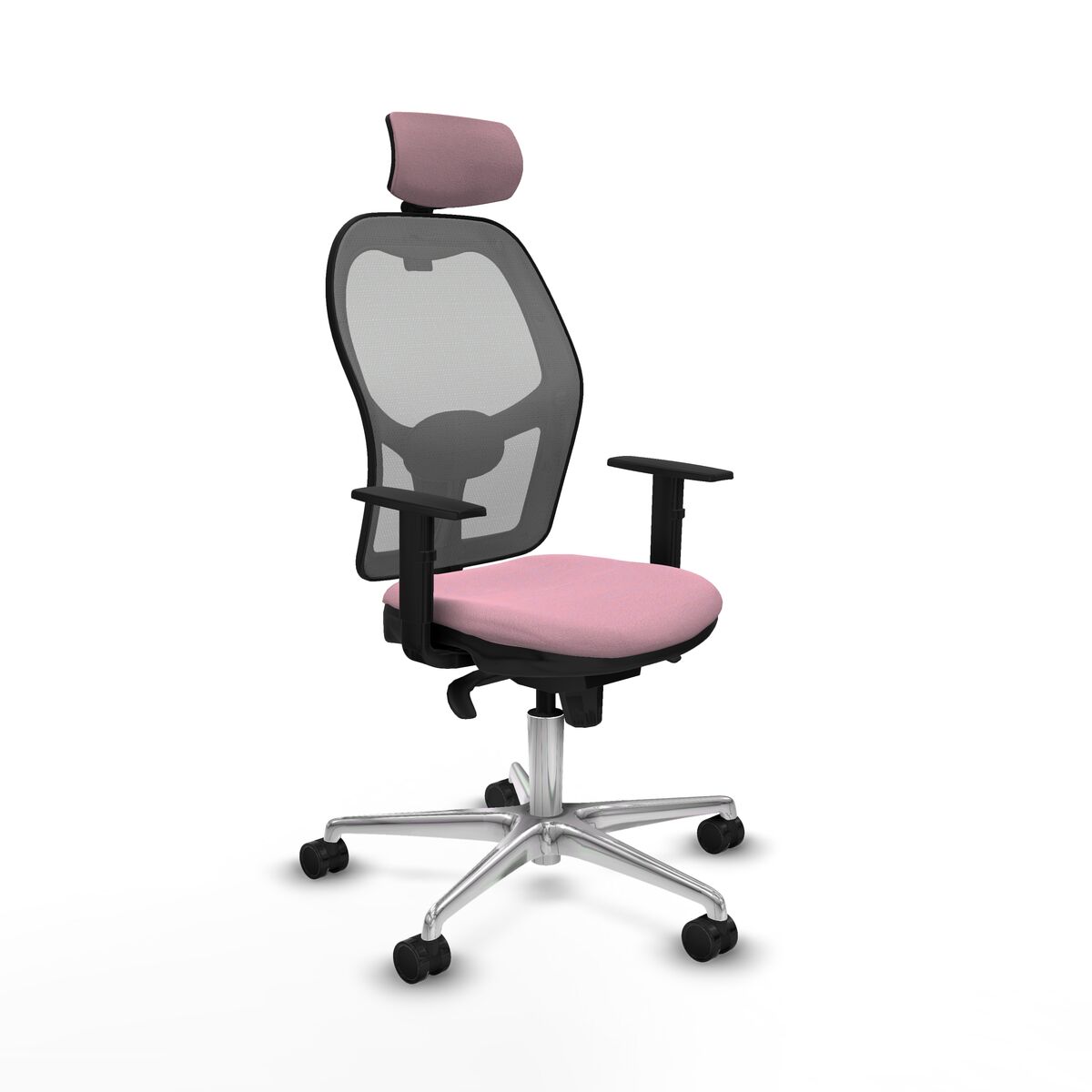 Kontorsstol med nackstöd Piqueras y Crespo 1D086N2 Rosa