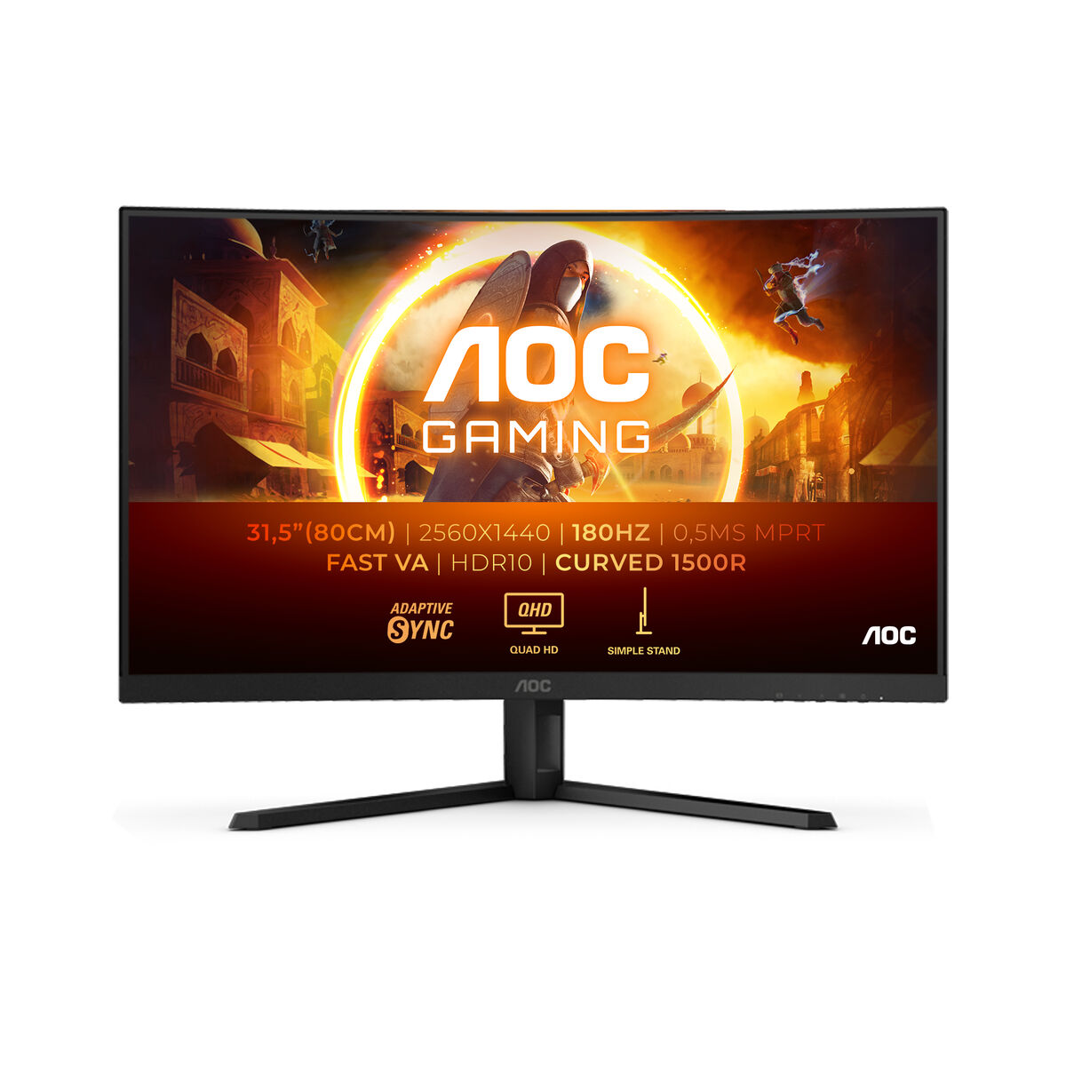 Monitor Gaming AOC CQ32G4VE Quad HD 32" - 6