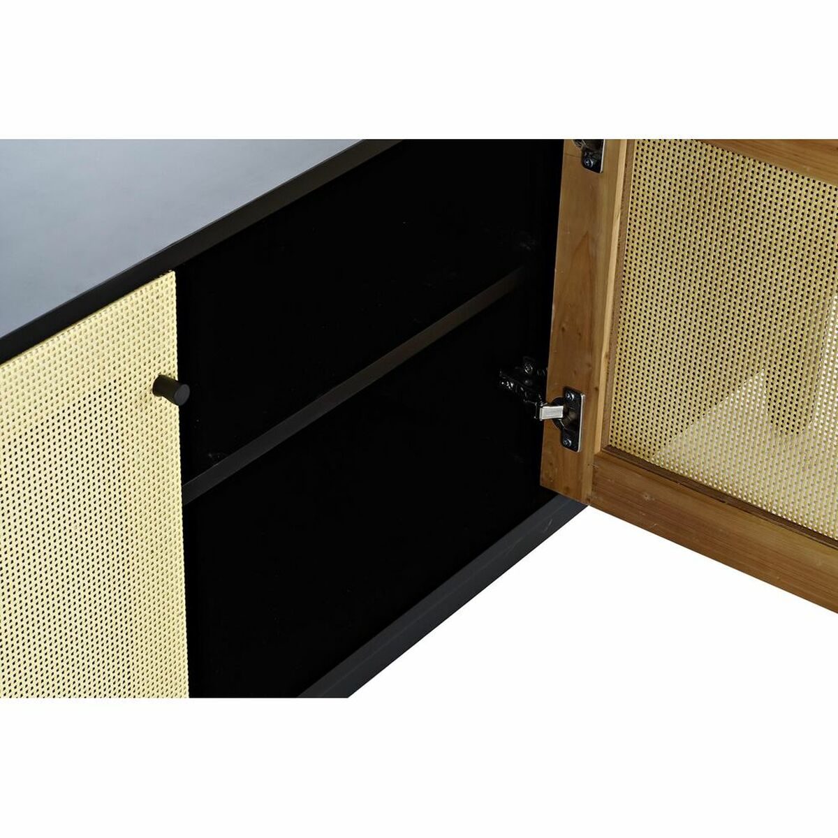 TV-möbler DKD Home Decor Svart Gran Rattan (160 x 65 x 38 cm) - 18