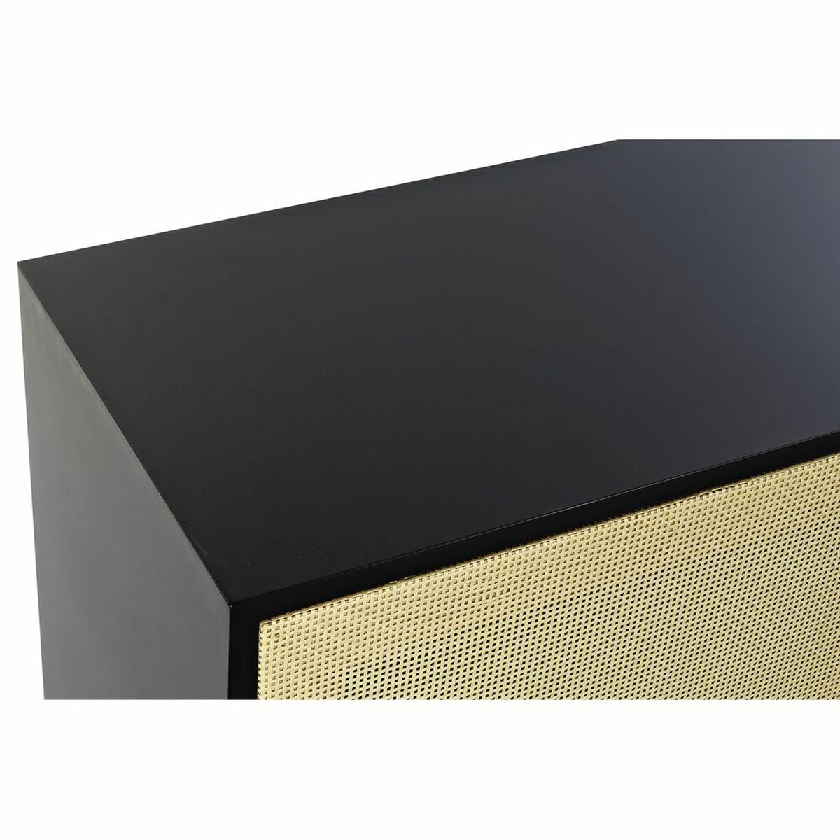 TV-möbler DKD Home Decor Svart Gran Rattan (160 x 65 x 38 cm) - 9