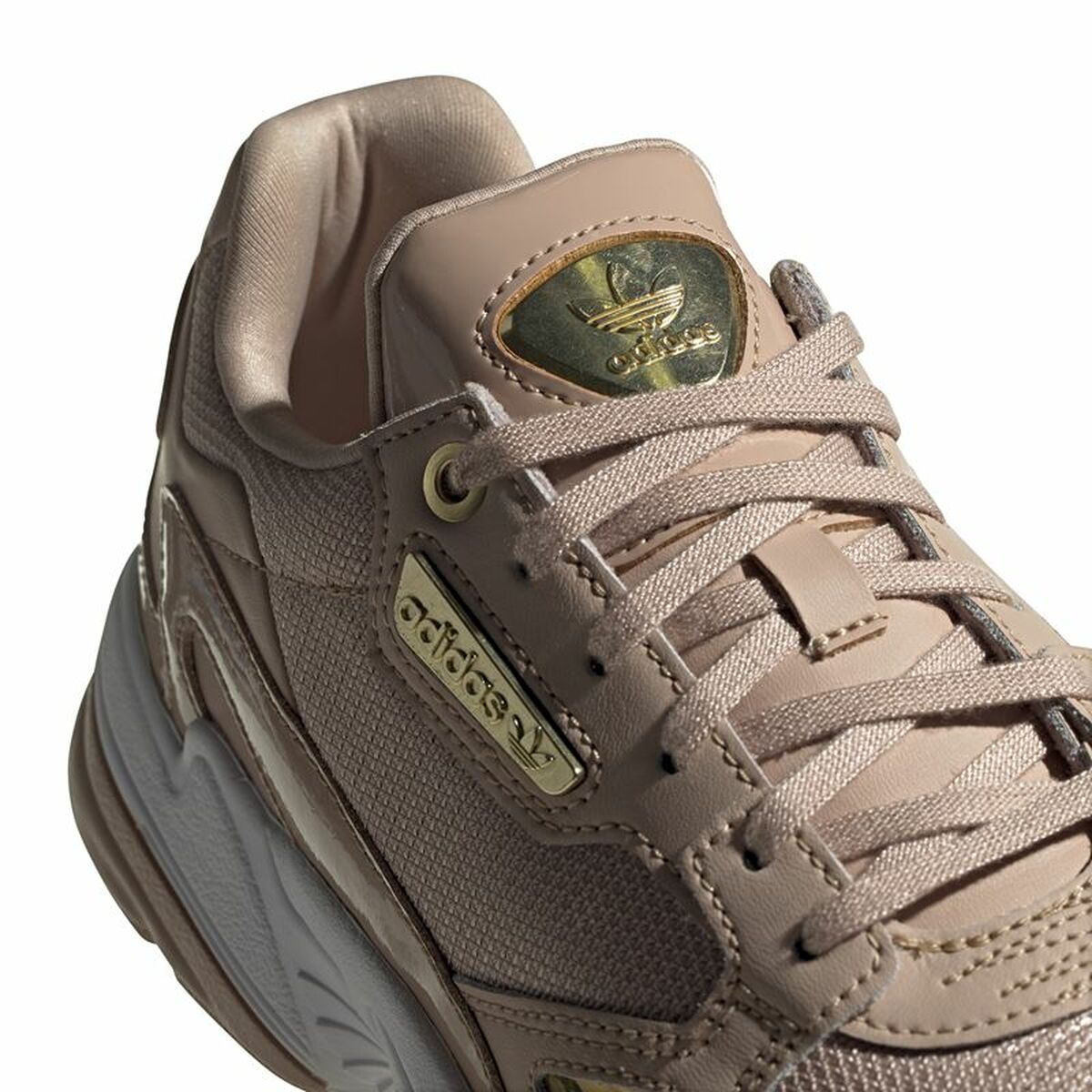 Gymnastiksko, Dam Adidas Originals Falcon Brun - 9