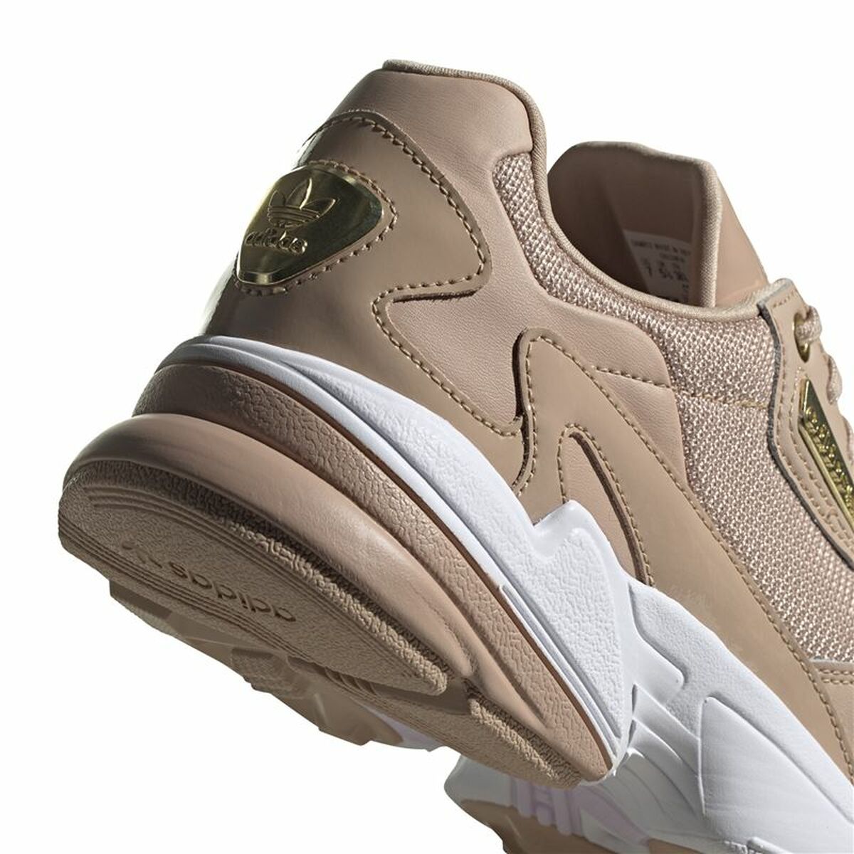 Gymnastiksko, Dam Adidas Originals Falcon Brun - 4