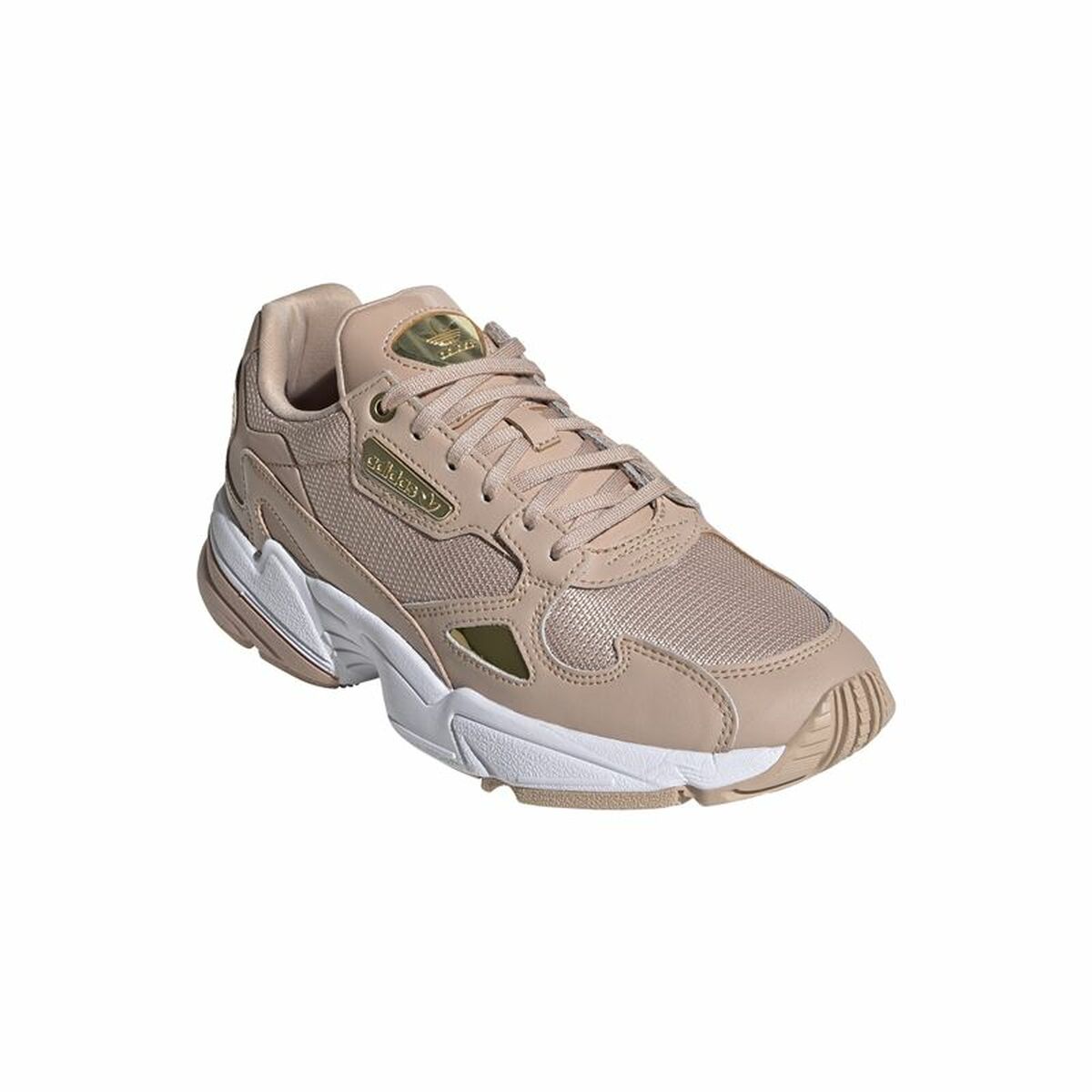 Gymnastiksko, Dam Adidas Originals Falcon Brun - 12
