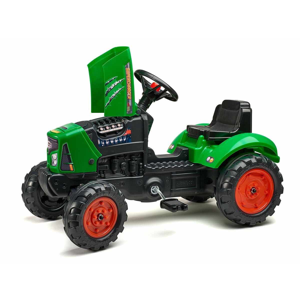 Pedaltraktor Falk Supercharger 2031AB Grön - 4
