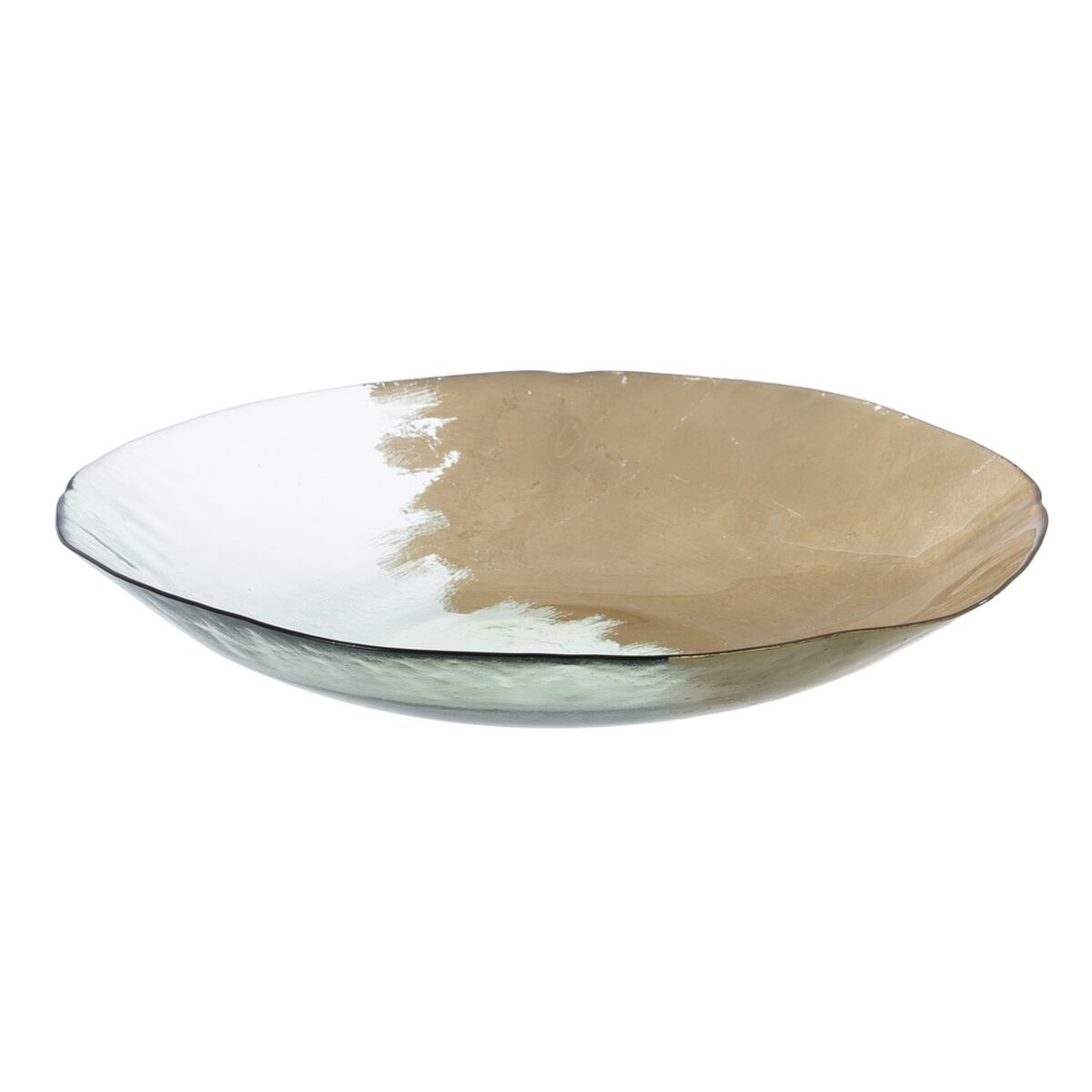 Bordsdekoration Gyllene Glas 39 x 39 x 6,5 cm