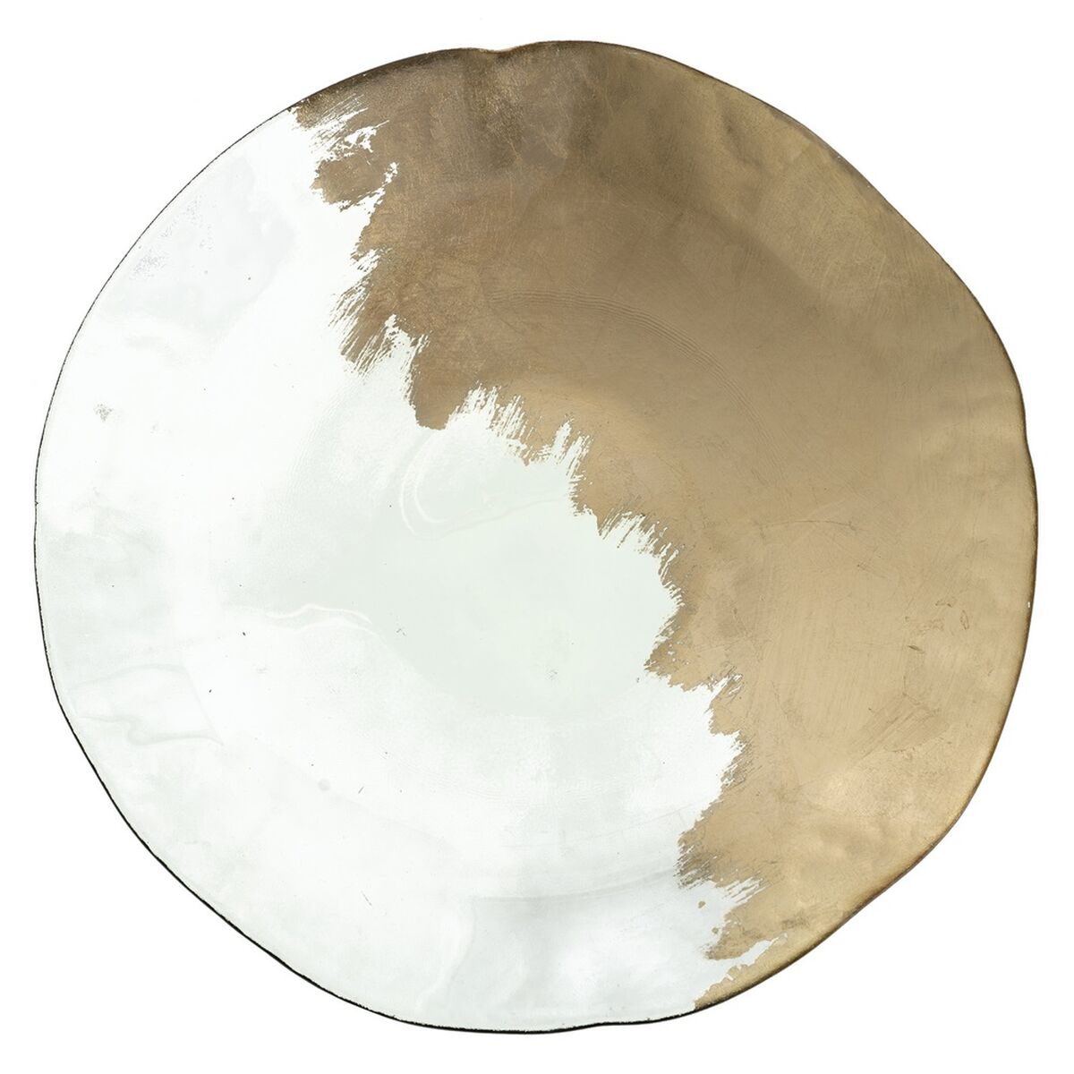 Bordsdekoration Gyllene Glas 39 x 39 x 6,5 cm - 2