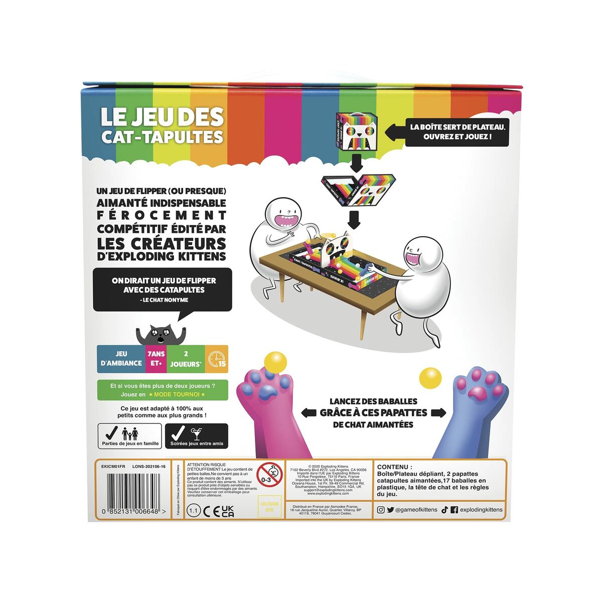 Sällskapsspel Asmodee Le Jeu des Cat-Tapultes - 4