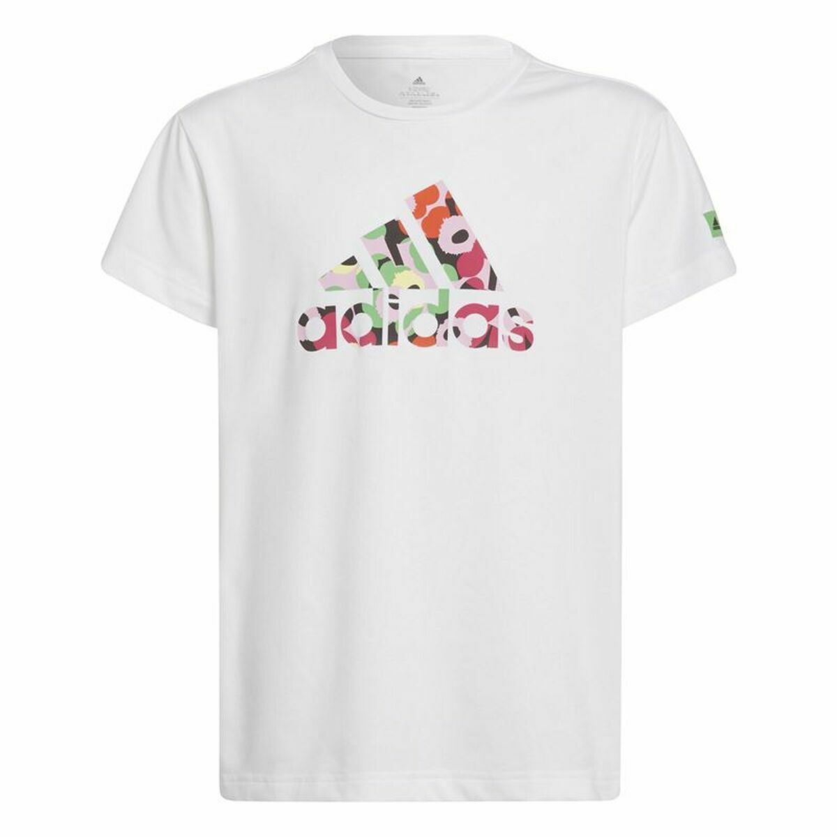 Barn T-shirt med kortärm Adidas x Marimekko Vit - 8
