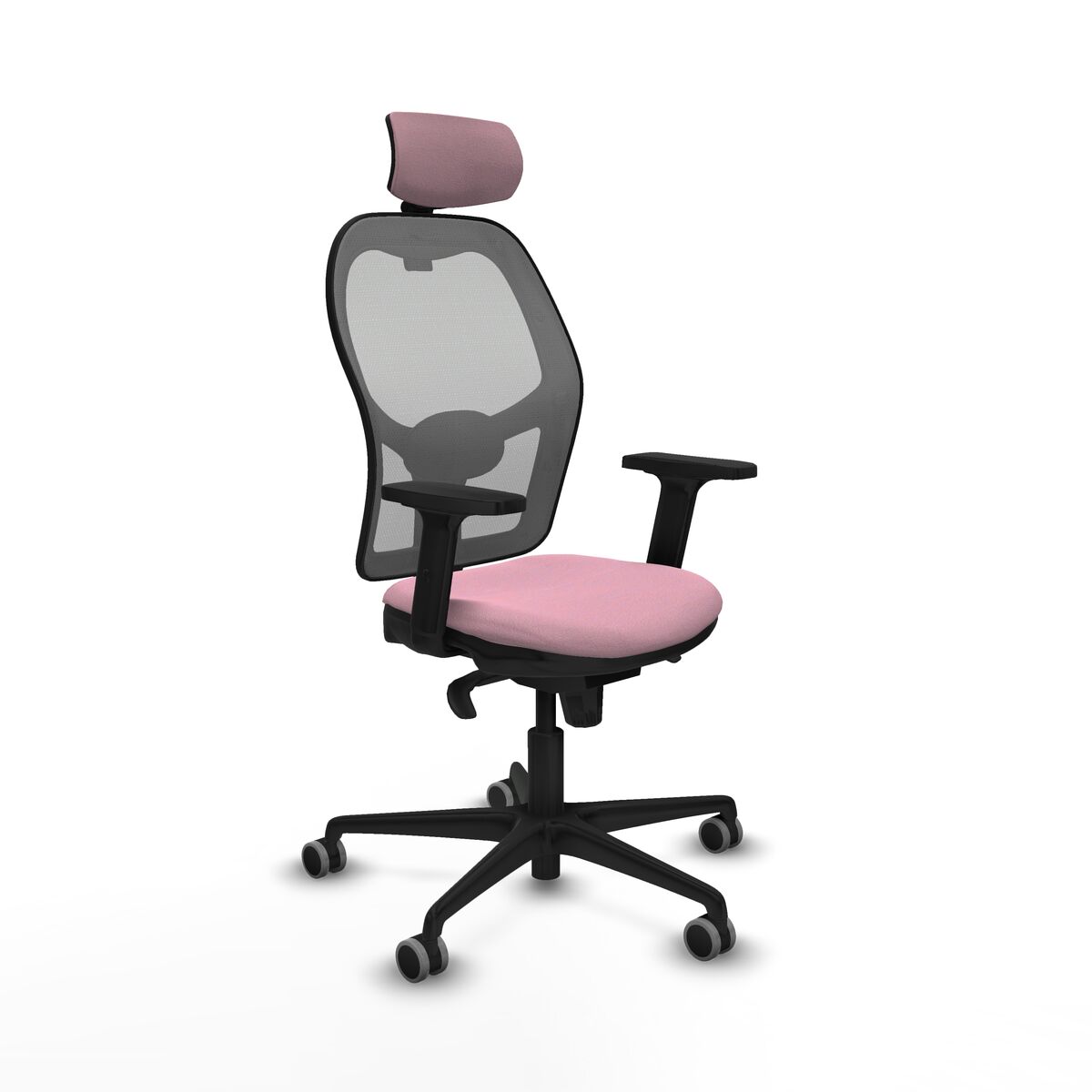 Kontorsstol med nackstöd Piqueras y Crespo 2D036G2 Rosa