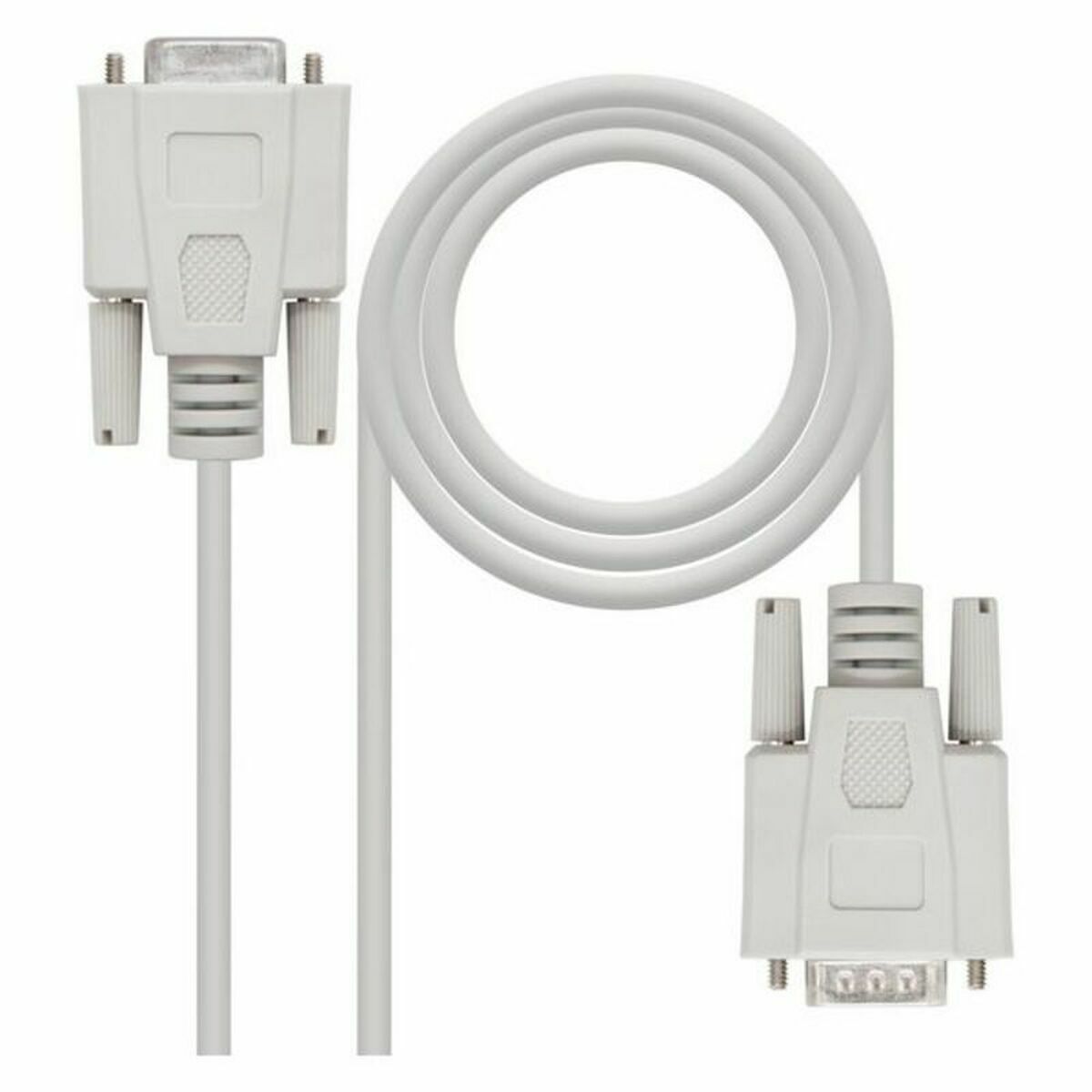 Kabel NANOCABLE 10.14.0202 PUERTO SERIE DB9 RS232 1,8 M - 19