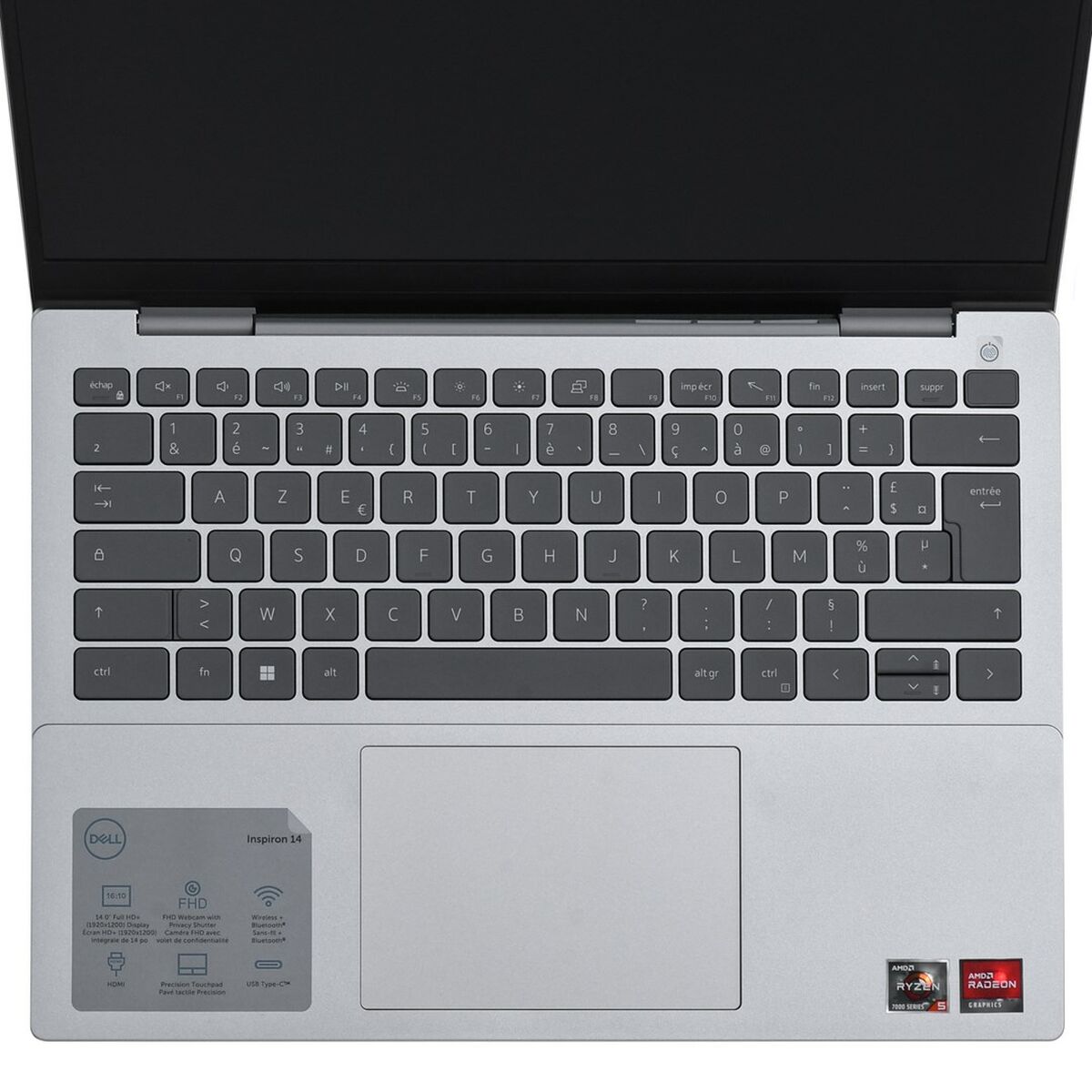 Bärbar dator Dell Inspiron 5435 14" AMD Ryzen 5-7530U 8 GB RAM 512 GB SSD Azerty Franska - 3