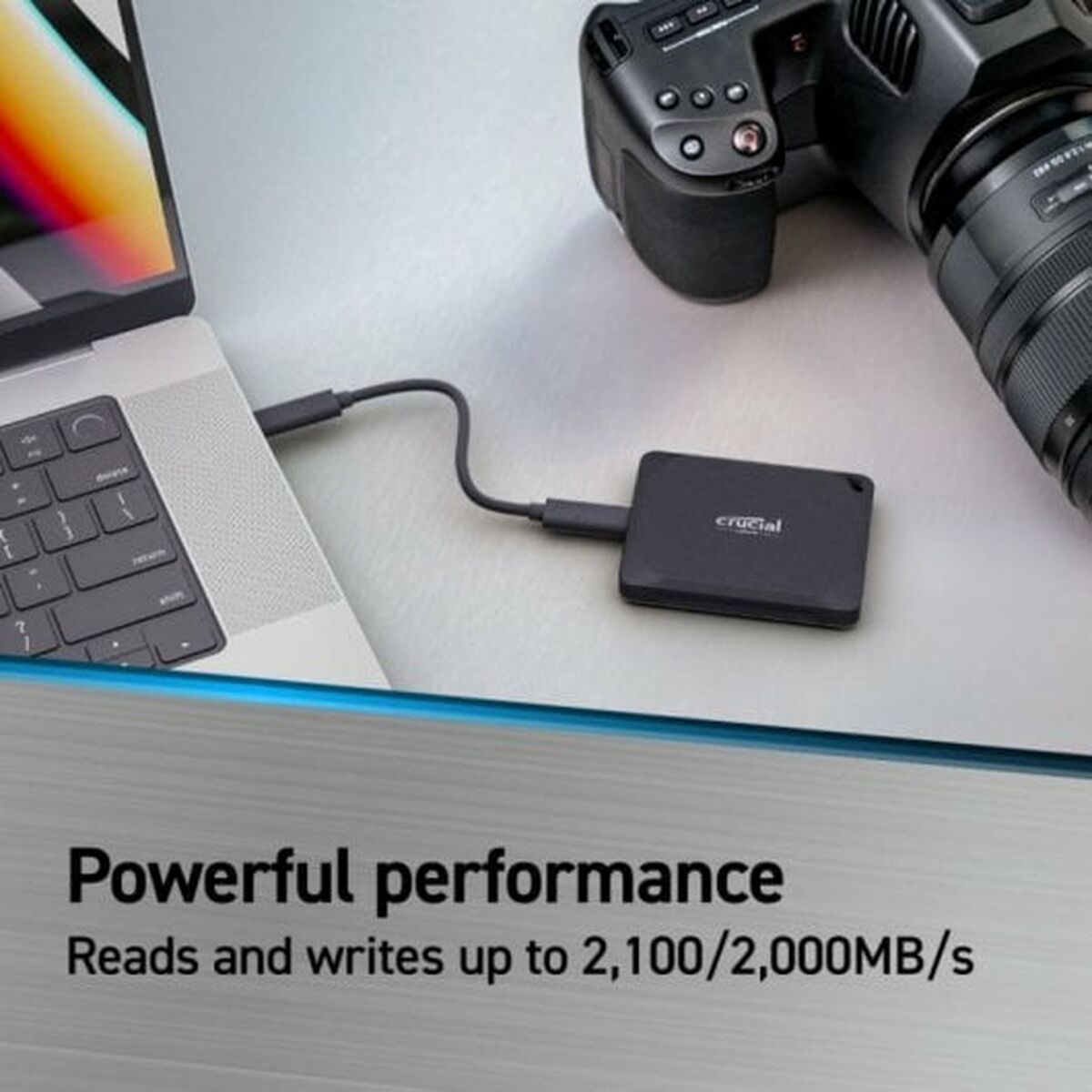 Extern Hårddisk Crucial CT2000X10PROSSD9 2 TB SSD - 2