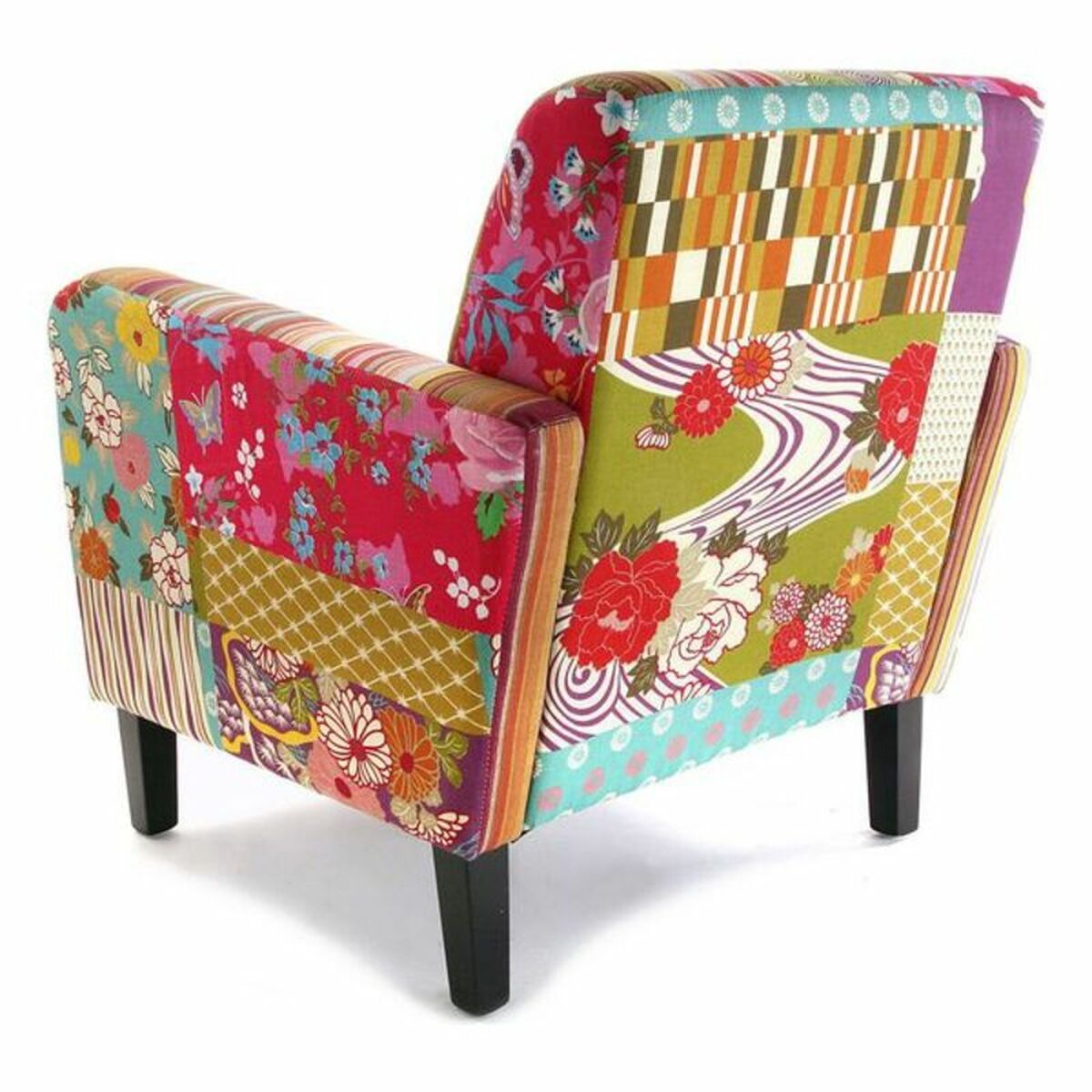 Fåtölj Versa Patchwork  Bomull (77 x 71 x 65 cm) - 2