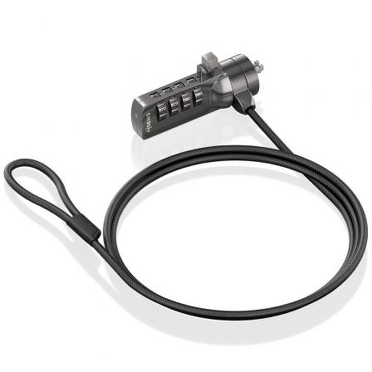 Säkerhetskabel Aisens ASLK-D40N03-BK Svart 1,5 m