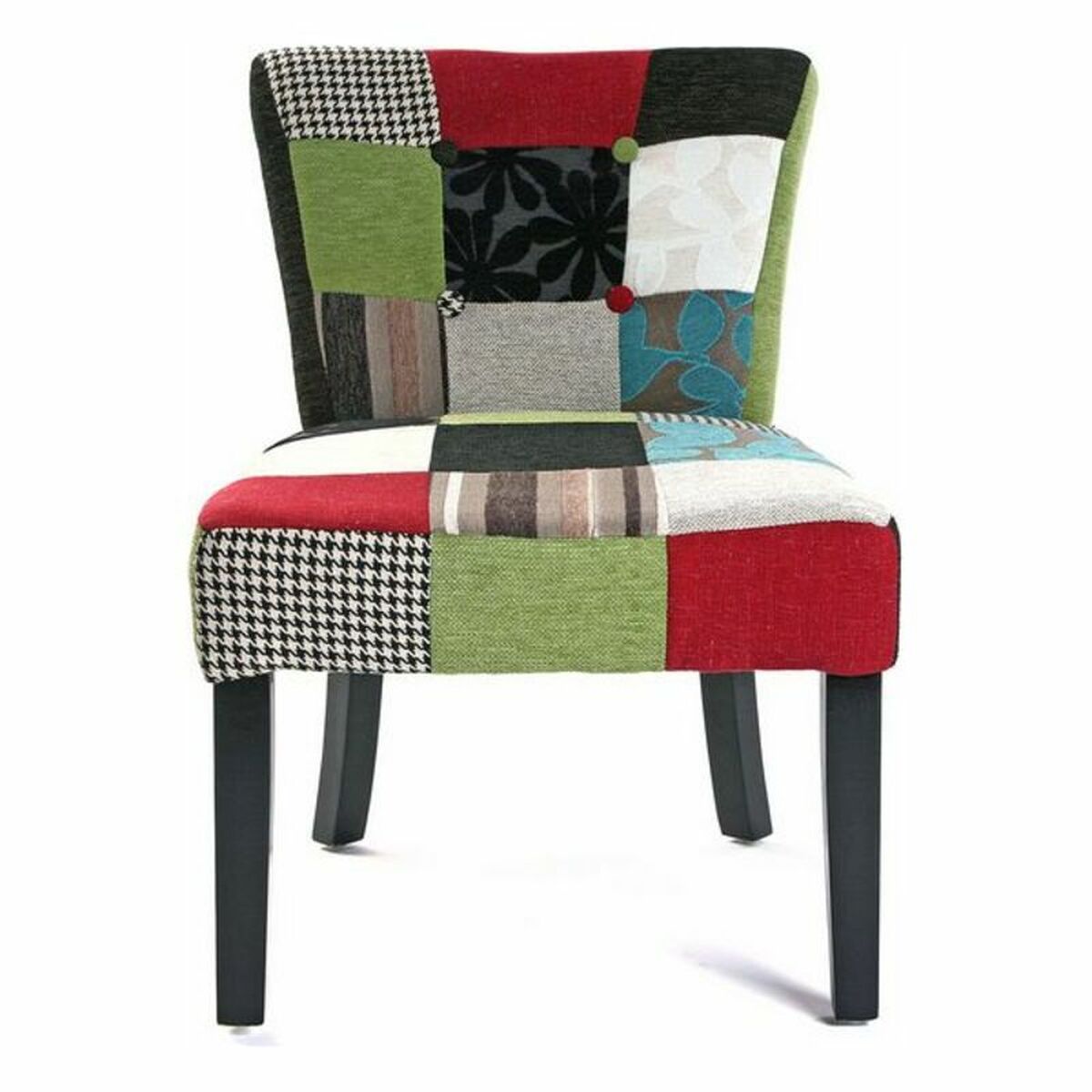 Fåtölj Versa Patchwork  Polyester (64 x 73 x 50 cm) - 4