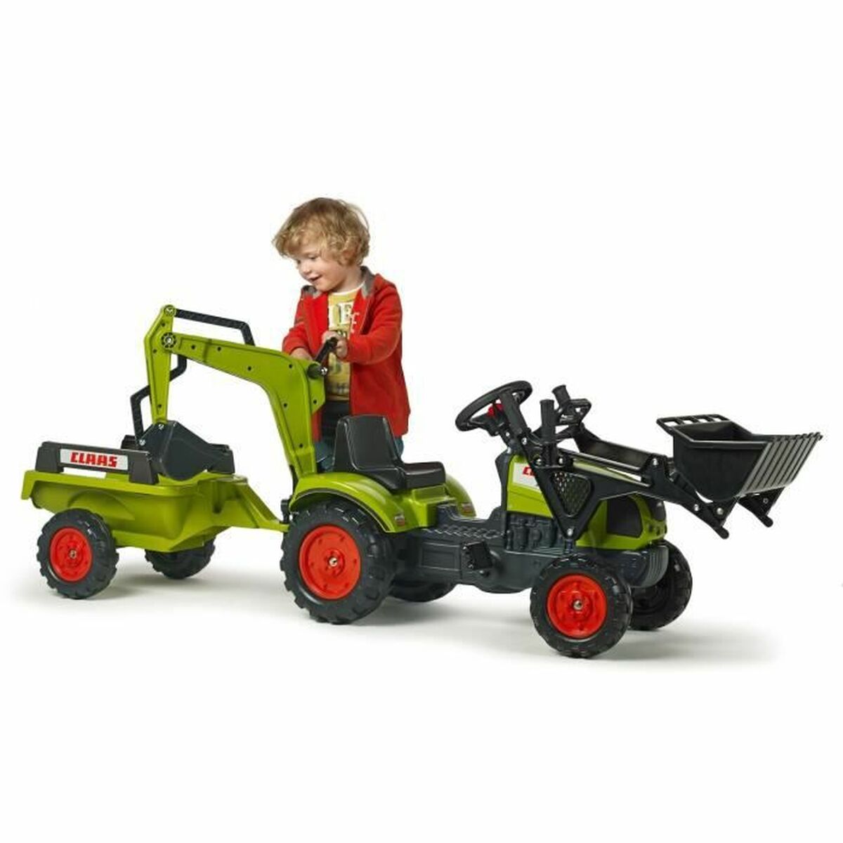 Pedaltraktor Falk Claas Arion 410 2040N Grön - 8